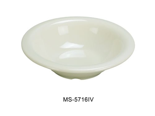 Yanco MS - 5716IV Mile Stone Soup Bowl, 16 Oz. Melamine, Ivory, Pack of 48