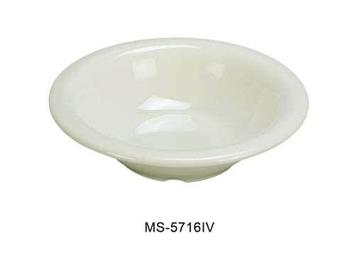 Yanco MS-5716IV Mile Stone Soup Bowl, 16 Oz. Melamine, Ivory, Pack of 48