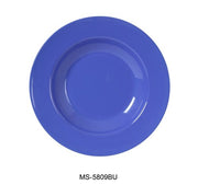 Yanco MS - 5809BU Mile Stone Pasta Bowl, 13 Oz. Melamine, Blue, Pack of 24