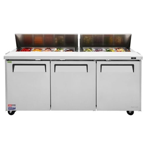 Turbo Air MST - 72 - N Three Door Refrigerated Sandwich Salad unit