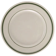 Yanco GB - 16 Green Band 10.5"‚ Dinner Plate, China, American White Color, Pack of 12