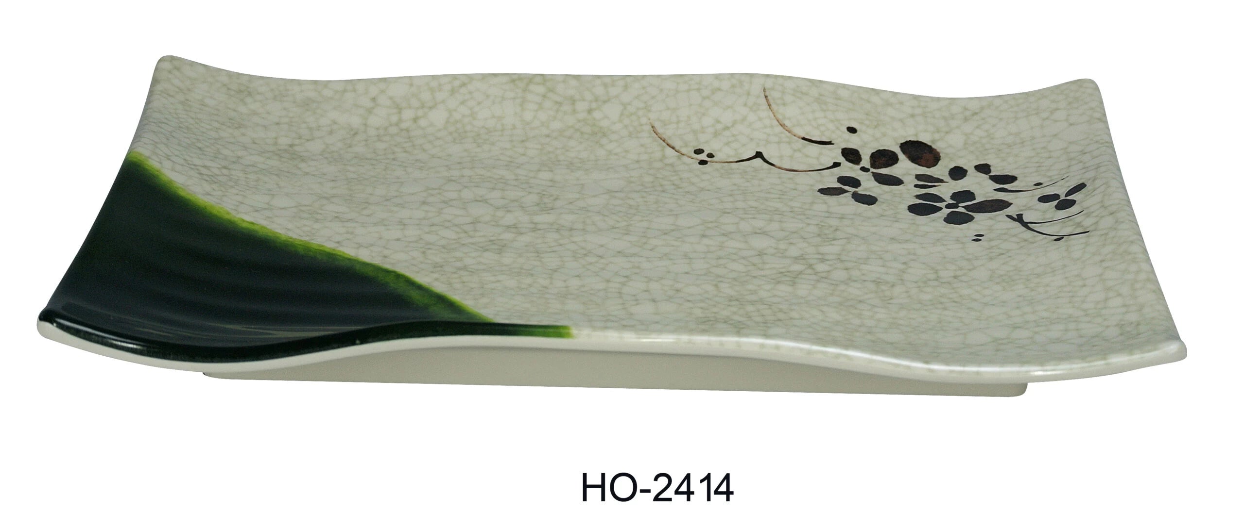 Yanco HO - 2414 Honda Ripple Plate, Rectangular, 13"‚ Length, 9"‚ Width, Melamine, Pack of 36