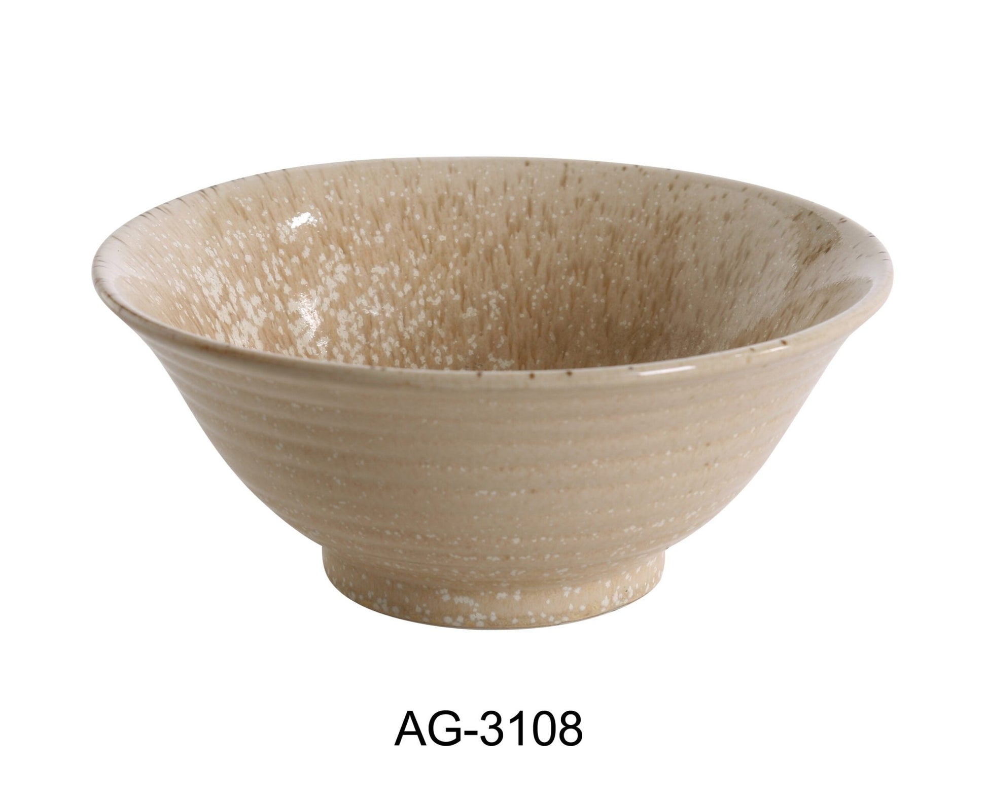 Yanco AG - 3108 Agate 8 1/2"‚ X 3 1/2"‚ NOODLE BOWL 45 OZ, China, Pack of 12