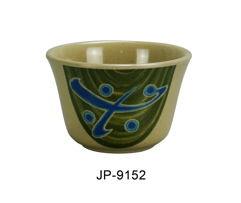 Yanco JP-9152 Japanese Tea Cup, 6 oz Capacity, 2.5″ Height, 3″ Diameter, Melamine, Pack of 48