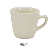 Yanco RE - 1 Recovery Tall Cup, 7 oz Capacity, 3.25"‚ Diameter, 2.75"‚ Height, China, American White Color, Pack of 36