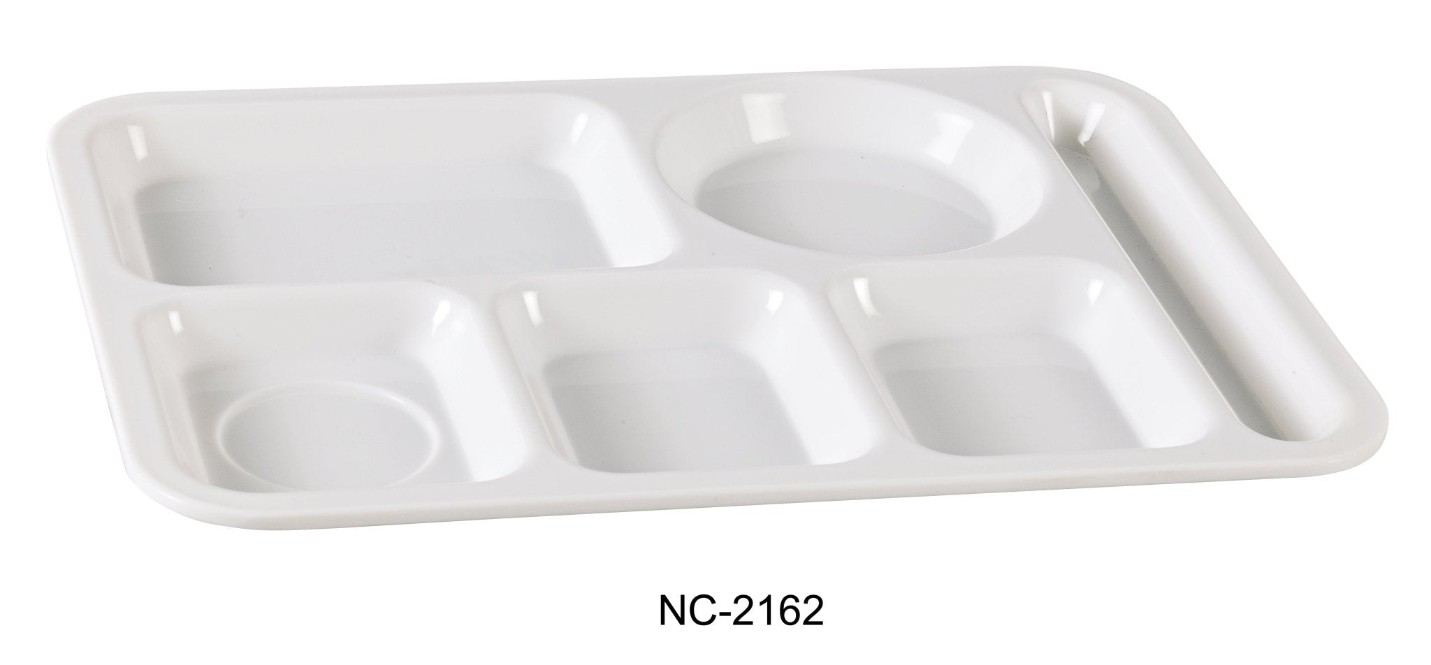 Yanco NC - 2162 Compartment Collection Compartment, 14" Length, 10" Width, Melamine, Pack of 12