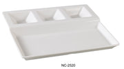 Yanco NC - 2520 Compartment Collection 4 - Divided Compartment, 12.25" Length, 10.5" Width, Melamine, Pack of 12