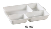 Yanco NC - 4420 Compartment Collection 4 - Divided Compartment, 9.5" Length, 7" Width, 1.25" Height, Melamine, Pack of 24