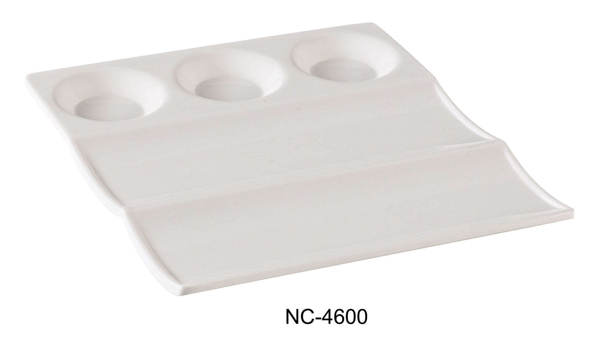 Yanco NC - 4600 Compartment Collection Compartment, 9" Length, 8" Width, Melamine, Pack of 24