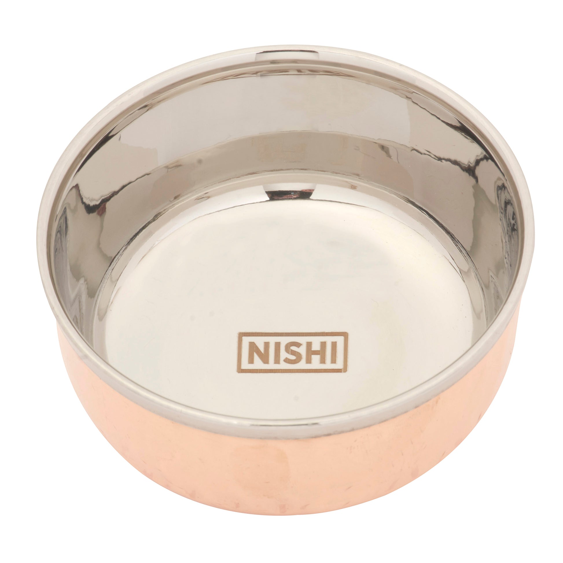 Copper Stainless Steel Condiment Katori serving Bowl - 2.5 Oz.