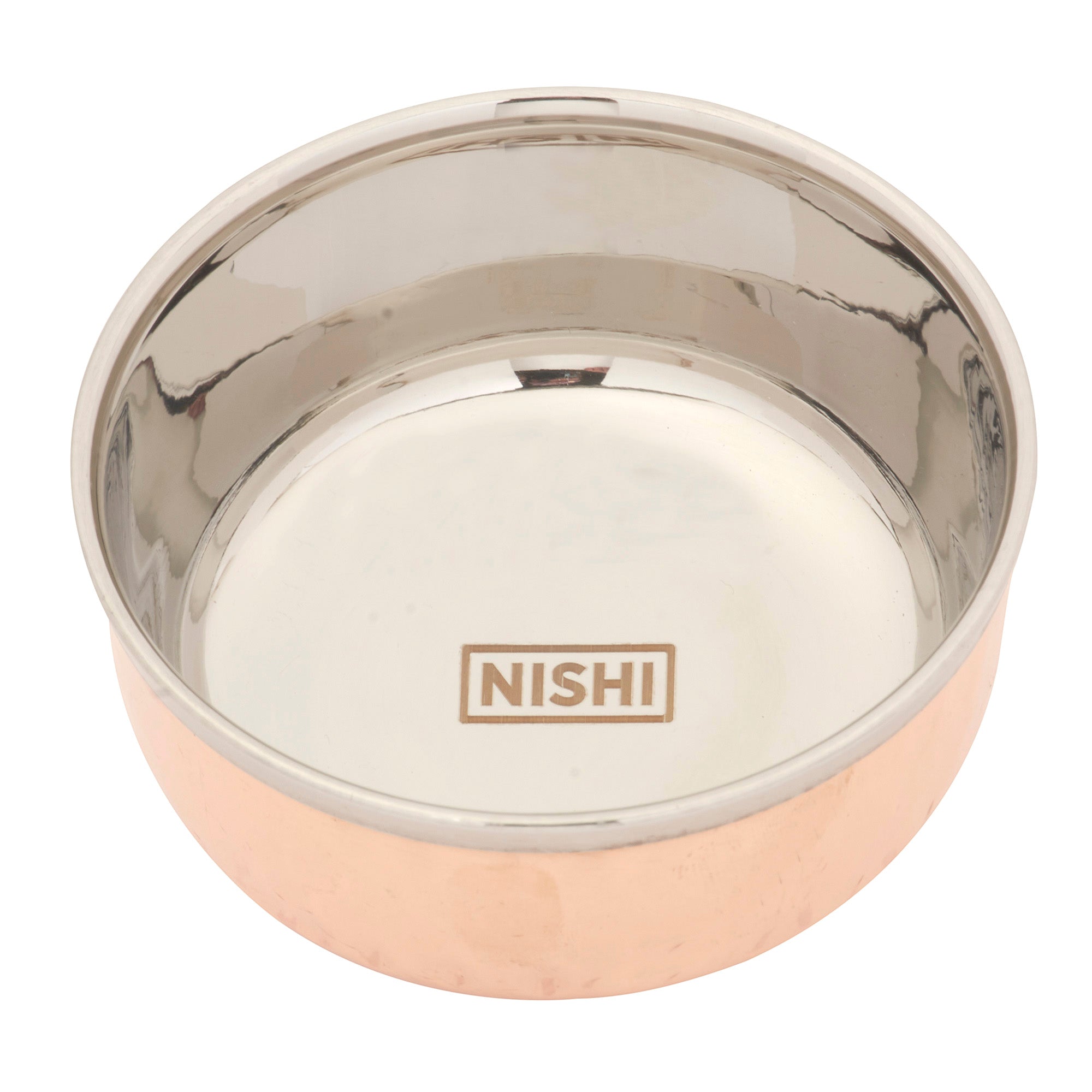 Copper Stainless Steel Condiment Katori serving Bowl - 2.5 Oz.