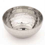 Hammered Stainless Steel Conical Katori serving Bowl 3.5 inch (8.9 cm) - 6 Oz. (180 ml)