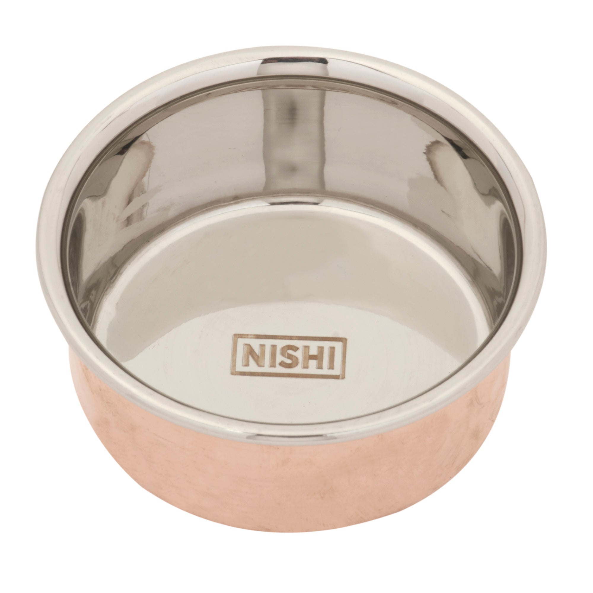 Copper Stainless Steel Katori serving Bowl - 6 Oz.