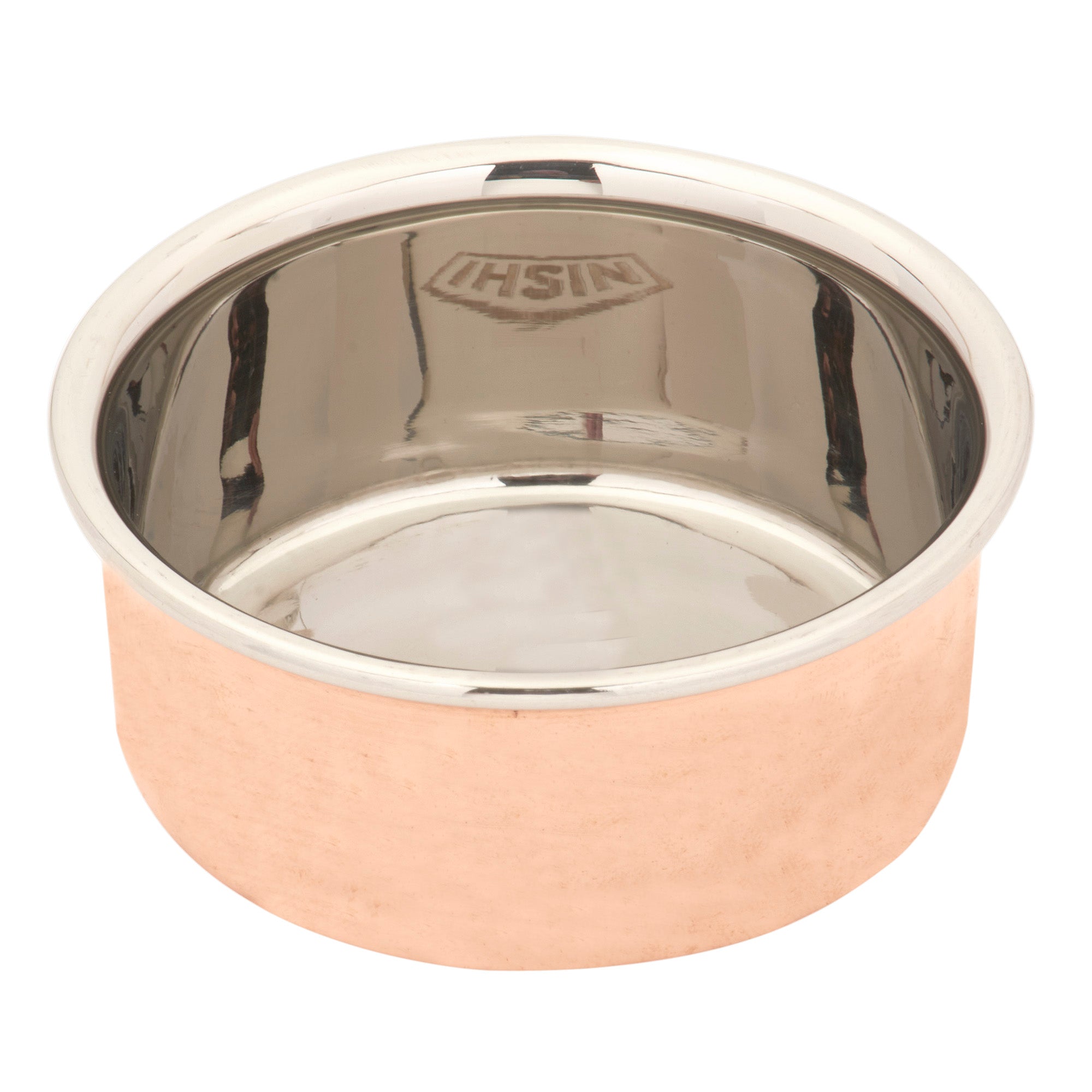 Copper Stainless Steel Katori serving Bowl - 6 Oz.