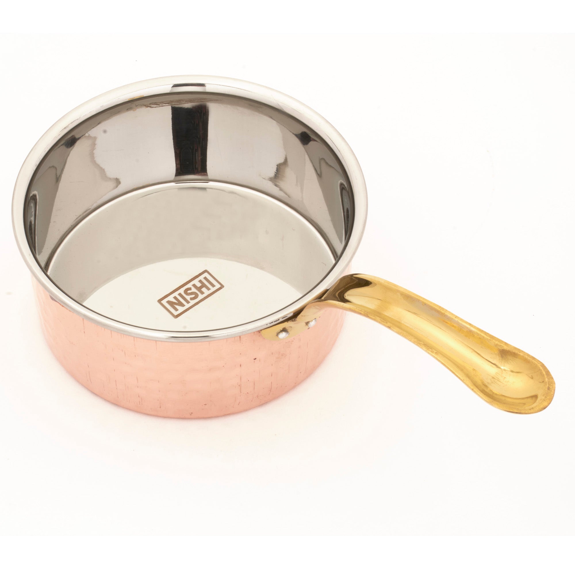 Servingware Copper/Stainless Steel Sauce Pan # 2 - 20 Oz.