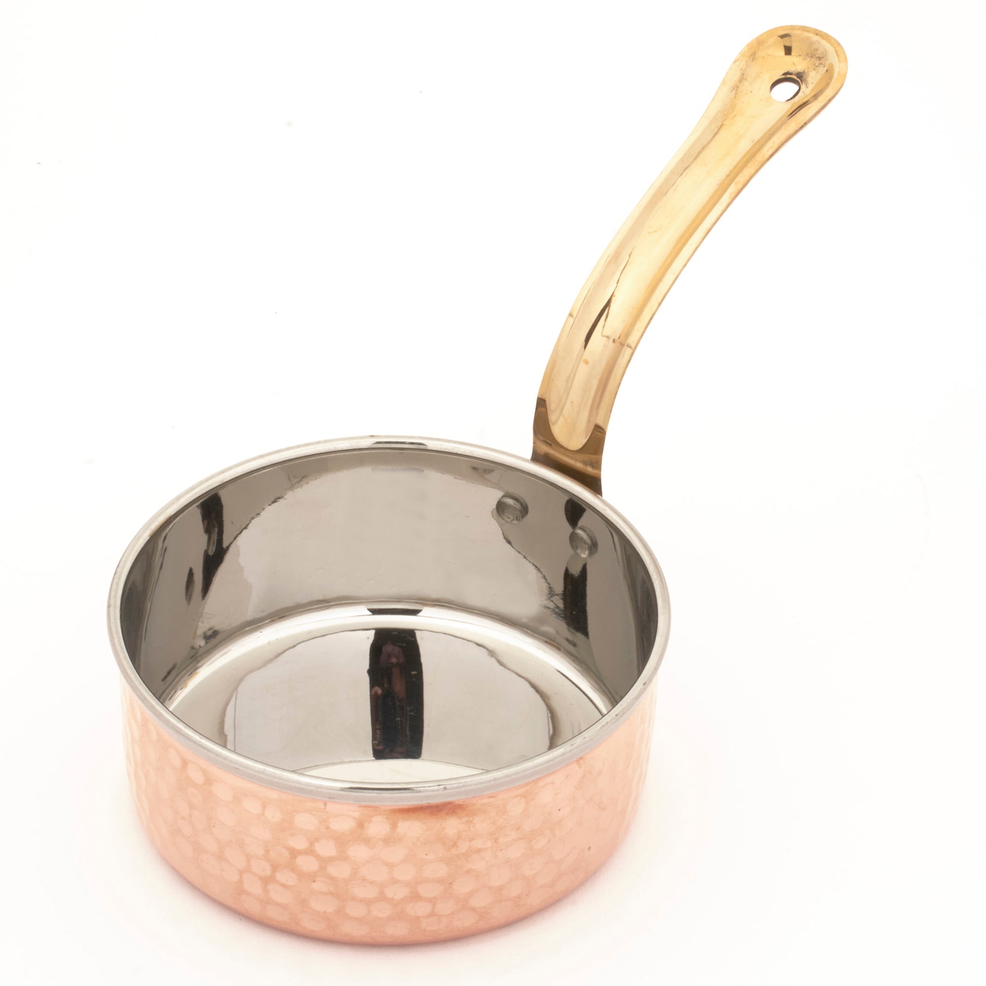 Servingware Copper/Stainless Steel Sauce Pan # 2 - 20 Oz.