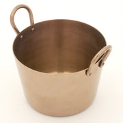 Stainless Steel Rose Gold Round Serving Bowls - 20 Oz. (600 ml)