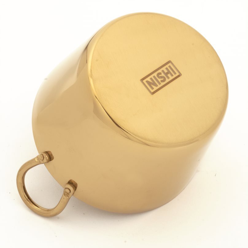 Stainless Steel Gold Round Serving Bowls - 20 Oz. (600 ml)