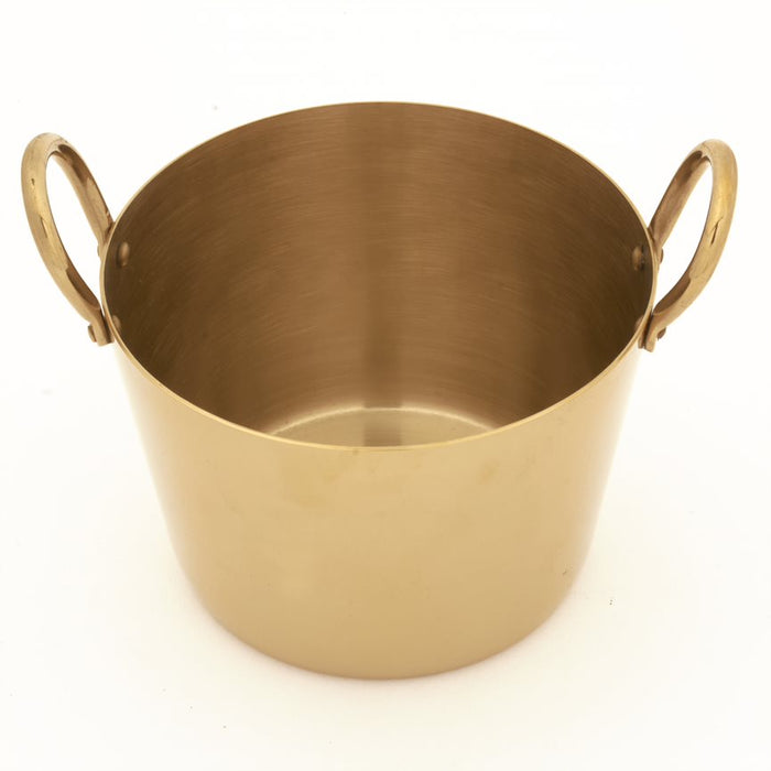 Stainless Steel Gold Round Serving Bowls - 20 Oz. (600 ml)