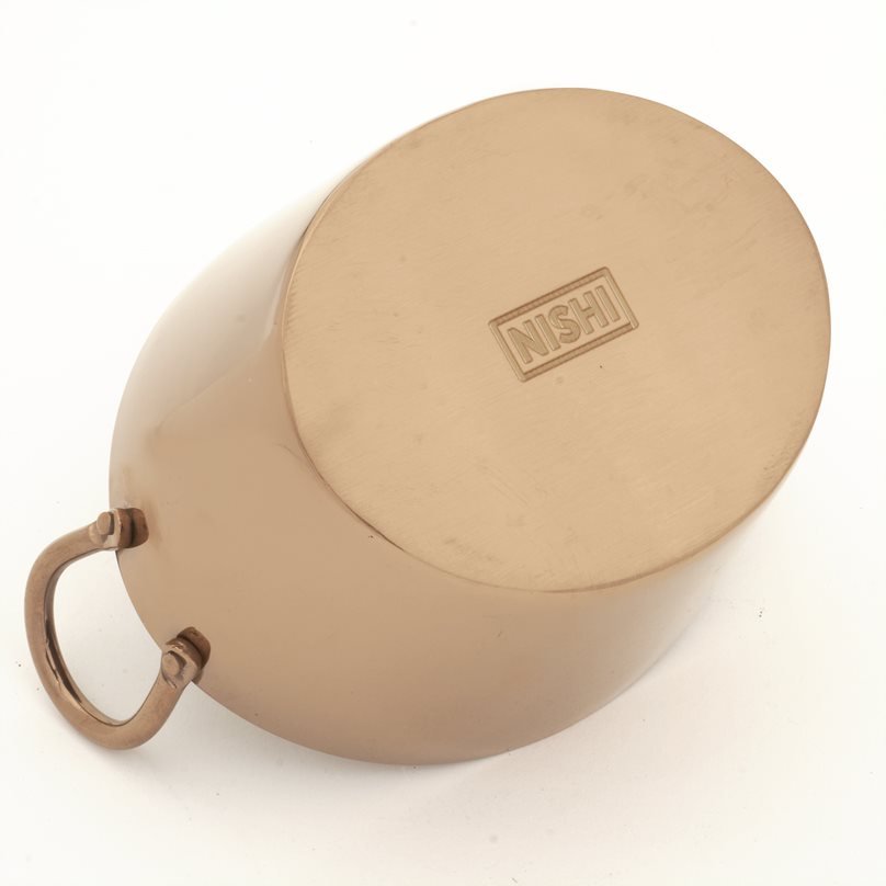 Stainless Steel Rose Gold Oval Serving Bowl - 20 Oz