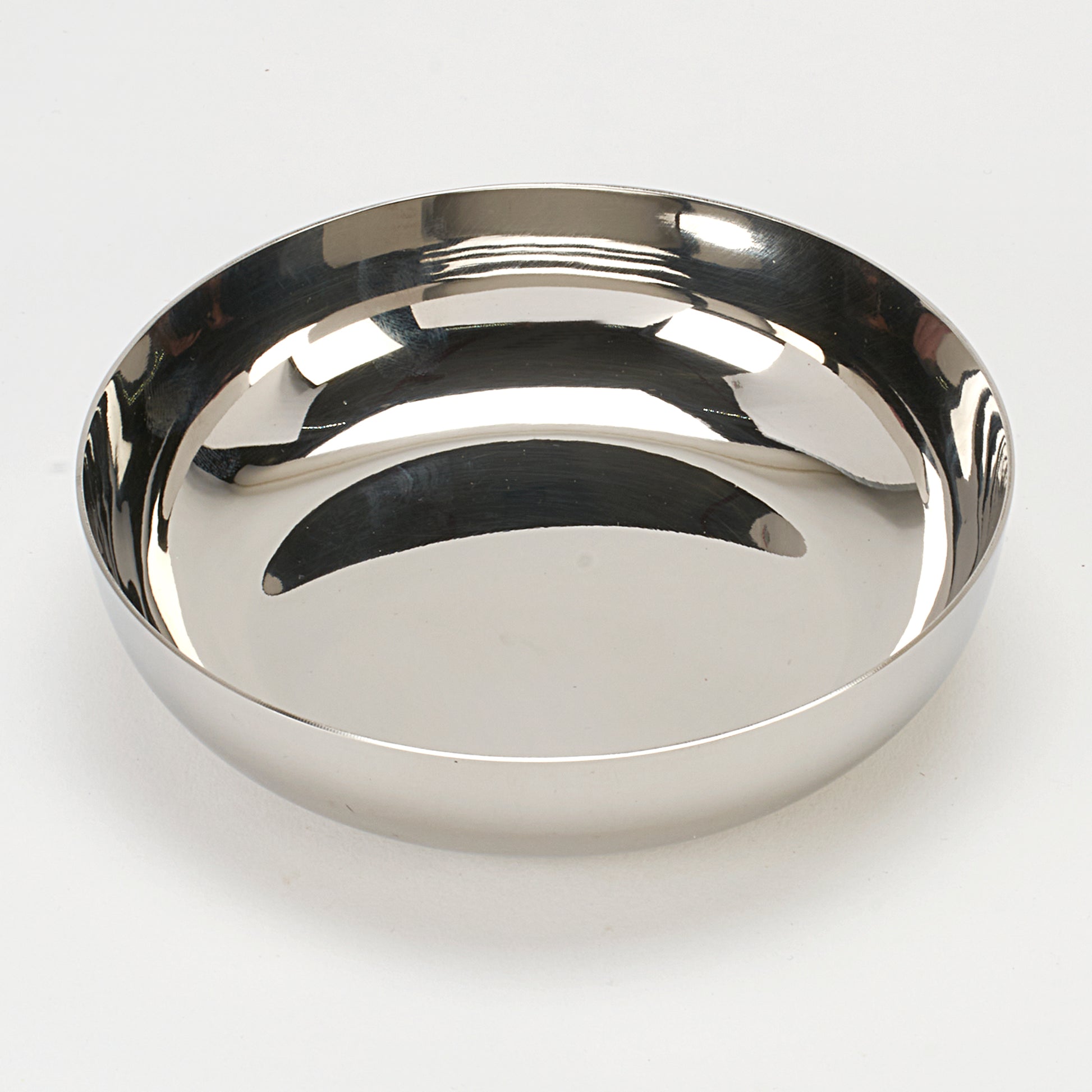 Stainless Steel Apple Plate / Appetizer Bowl - 5.25 Inch - 10 oz.