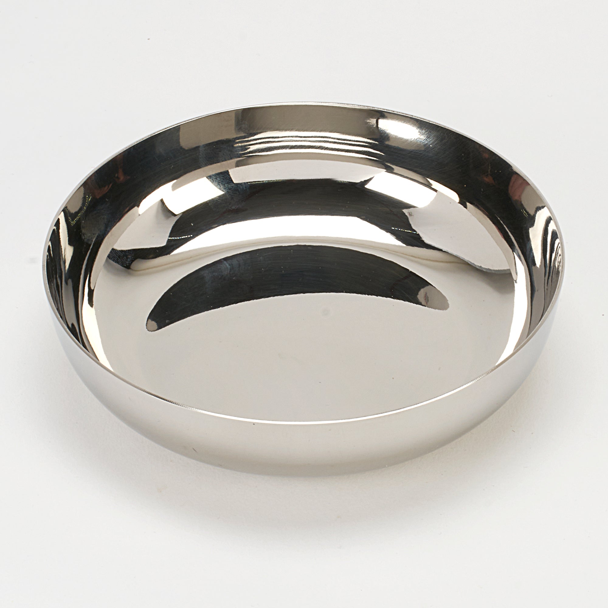 Stainless Steel Apple Plate / Appetizer Bowl - 5.25 Inch - 10 oz.