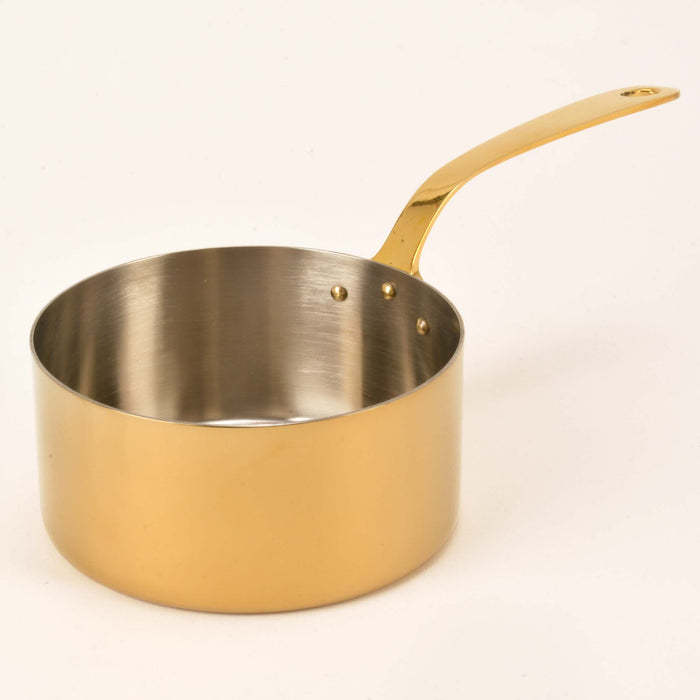 Stainless Steel Gold Sauce Pan serving bowls - 20 Oz
