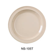 Yanco NS - 105T Nessico Round Plate, 5.5" Diameter, Melamine, Tan Color, Pack of 48