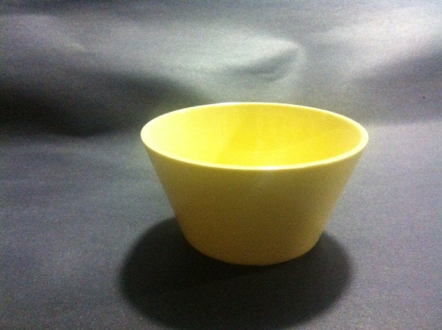 Yanco NS-302Y Nessico Bouillon Cup, 8 oz Capacity, 2" Height, 3.75" Diameter, Melamine, Yellow Color, Pack of 48
