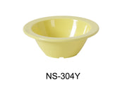 Yanco NS - 304Y Nessico Fruit Bowl, 5 oz Capacity, 1.5" Height, 4.75" Diameter, Melamine, Yellow Color, Pack of 48