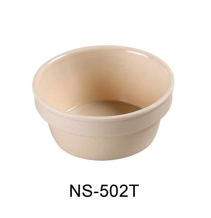 Yanco NS-502T Nessico Sauce Cup/Ramekin, 2.5 oz Capacity, 1.375" Height, 2.875" Diameter, Melamine, Tan Color, Pack of 72