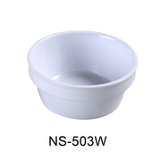 Yanco NS - 503W Nessico Sauce Cup/Ramekin, 4 oz Capacity, 1.5" Height, 3.325" Diameter, Melamine, White Color, Pack of 72
