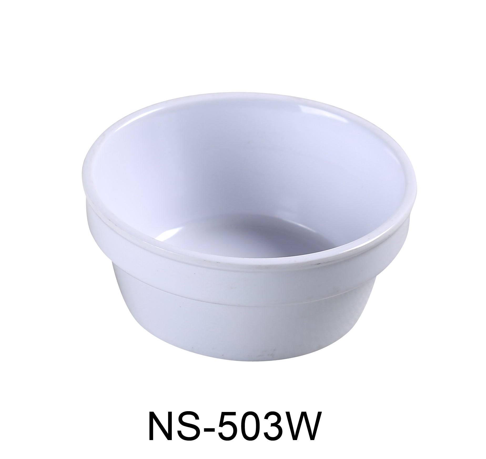 Yanco NS - 503W Nessico Sauce Cup/Ramekin, 4 oz Capacity, 1.5" Height, 3.325" Diameter, Melamine, White Color, Pack of 72