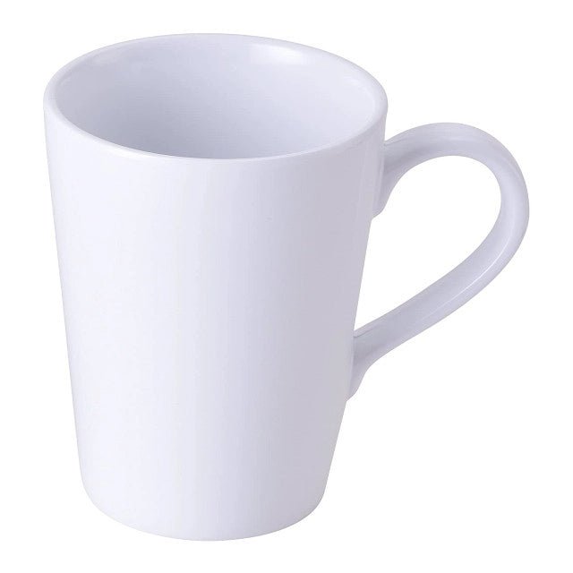 Yanco NS - 9112W Nessico Mug, 12 oz Capacity, 3.5"‚ Diameter, 4.5"‚ Height, Melamine, White Color, Pack of 24