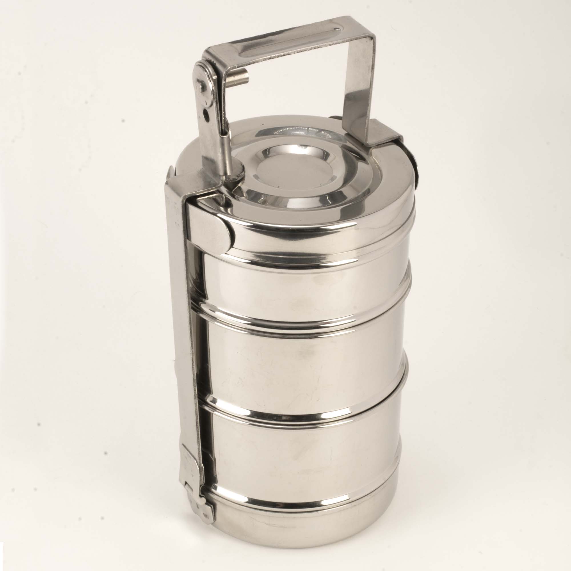 Stainless Steel Tiffin Lunch Box 4 Tier, 20 Oz. Bowl