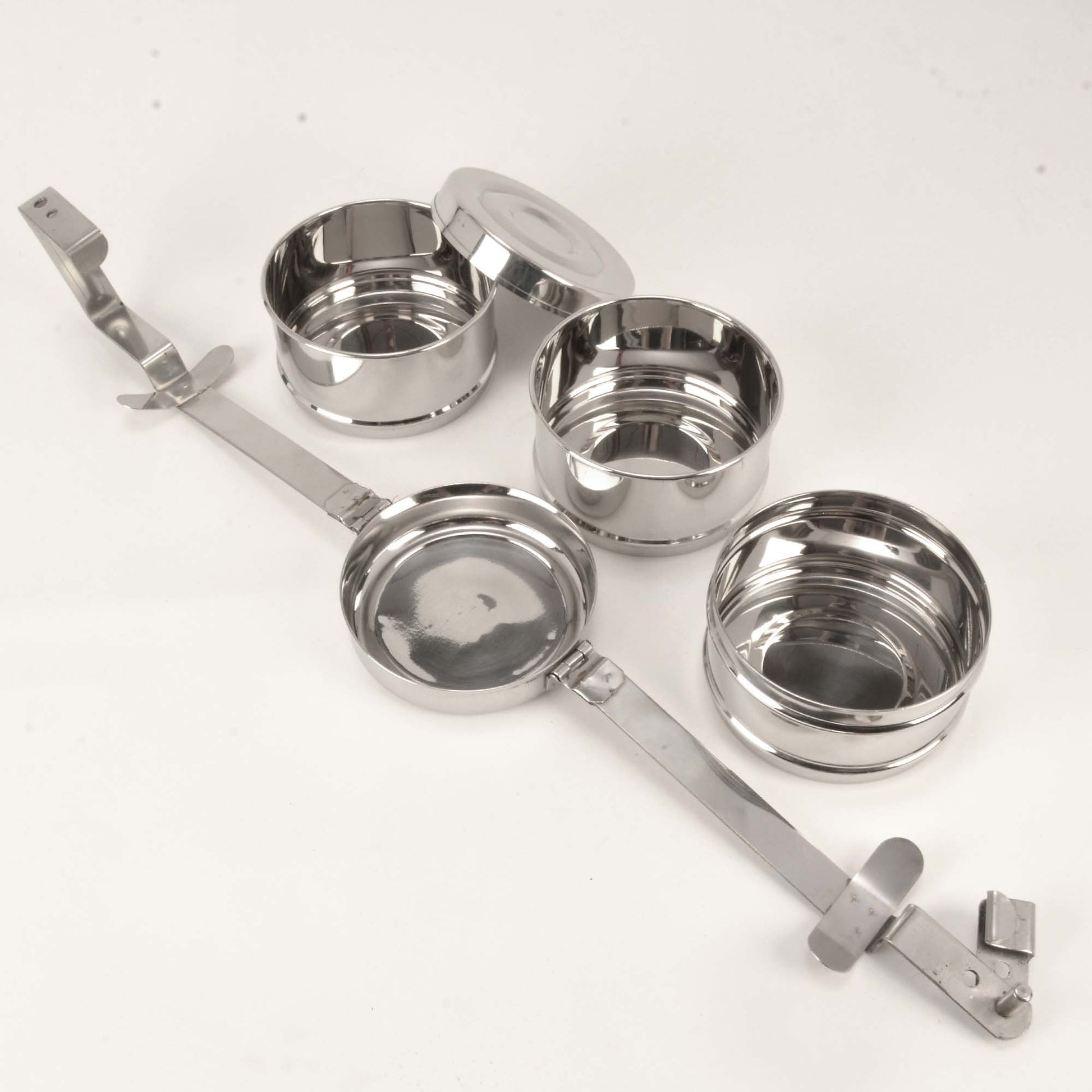 Stainless Steel Tiffin Lunch Box 4 Tier, 20 Oz. Bowl