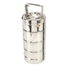 Nishi tiffin-box-10x4 – Stainless Steel Tiffin Lunch Box 4 Tier, 26 Oz. Bowl