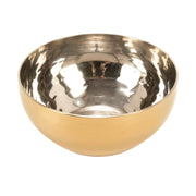 Hammered Stainless Steel Gold Finish Katori Bowl 5 Oz.