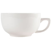 Yanco RE - 56 Recovery Cappuccino Cup, 14 oz Capacity, 4.5"‚ Diameter, 2.5"‚ Height, China, American White Color, Pack of 36