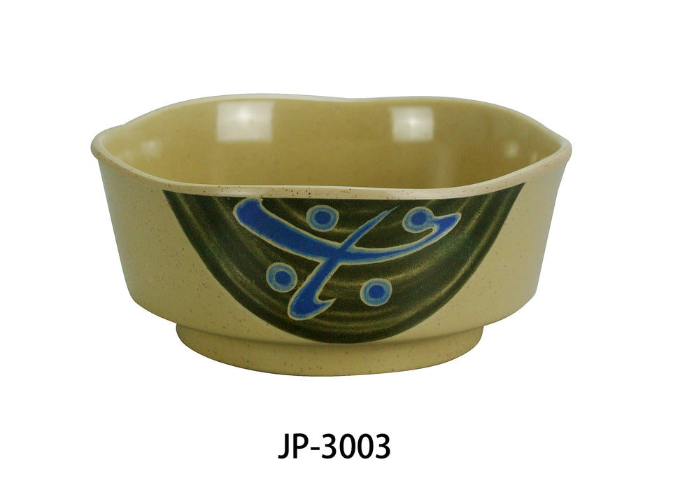 Yanco JP-3003 Japanese Soup Bowl, 12 oz Capacity, 2.25″ Height, 5.5″ Diameter, Melamine, Pack of 48
