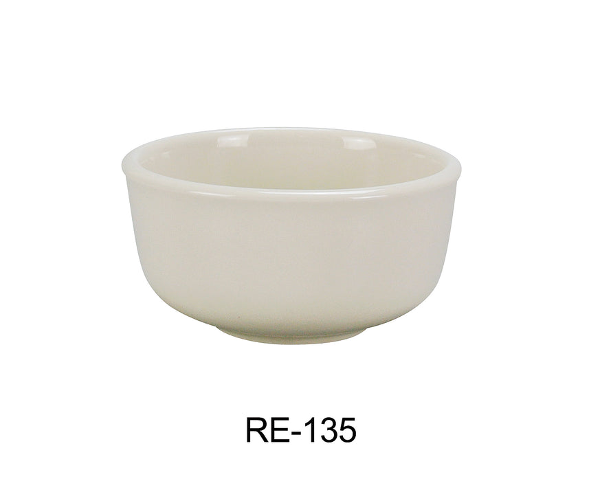 Yanco RE-135 Recovery Jung Bowl, 13.5 oz Capacity, 4.75″ Diameter, 2.5″ Height, China, American White Color, Pack of 36