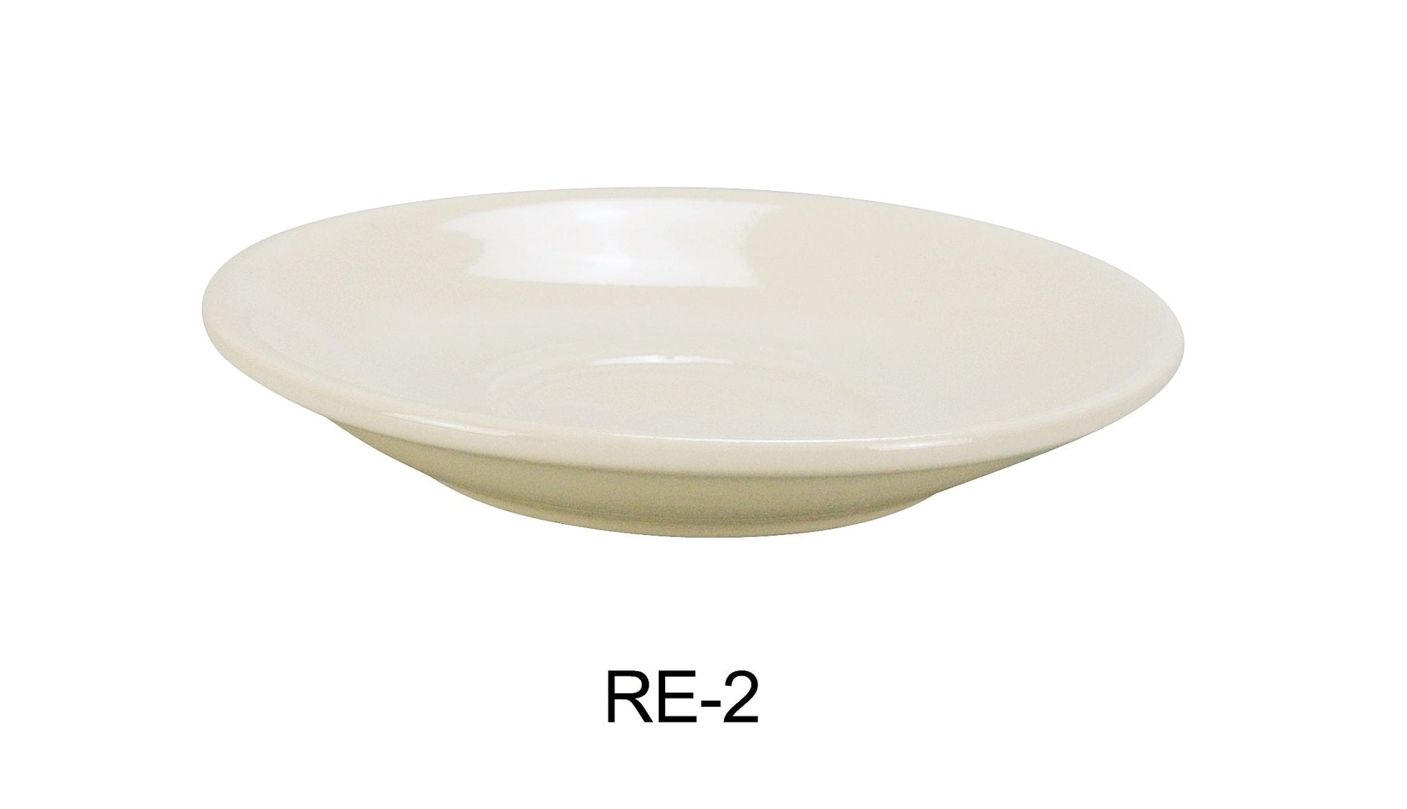 Yanco RE - 2 Recovery Saucer, 6.125"‚ Diameter, China, American White Color, Pack of 36