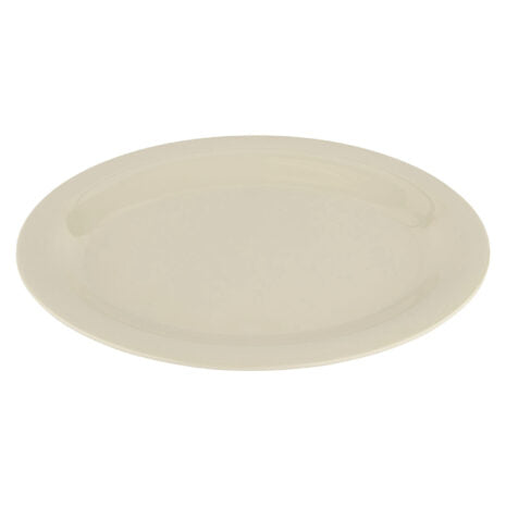 GET OP-120-DI, 12″ x 9″ Oval Platter, Diamond Ivory, Melamine, Pack of 12