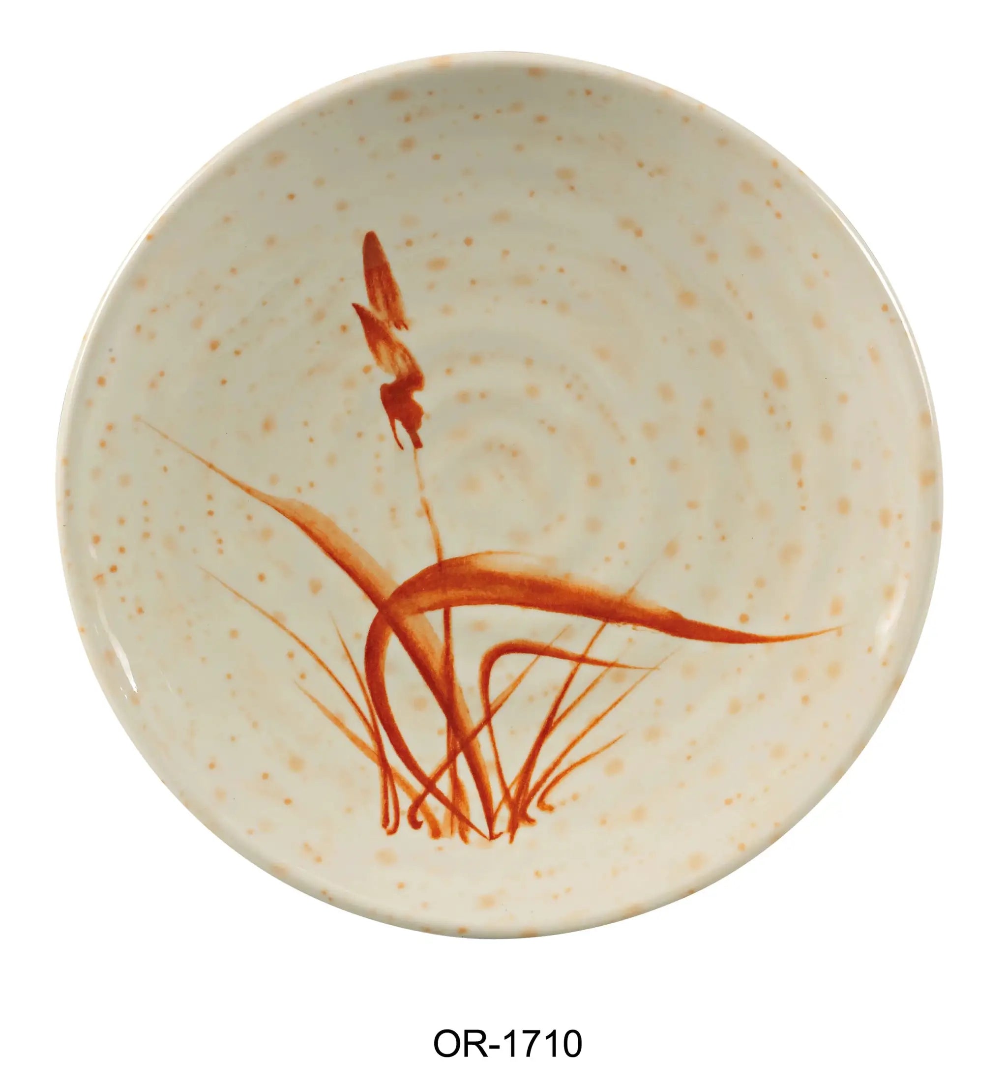 Yanco OR - 1710 Orchis Round Plate, 9.75"‚ Diameter, Melamine, Gold Color, Pack of 24