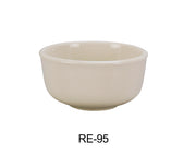 Yanco RE - 95 Recovery Jung Bowl, 9.5 oz Capacity, 4.35"‚ Diameter, 2"‚ Height, China, American White Color, Pack of 36