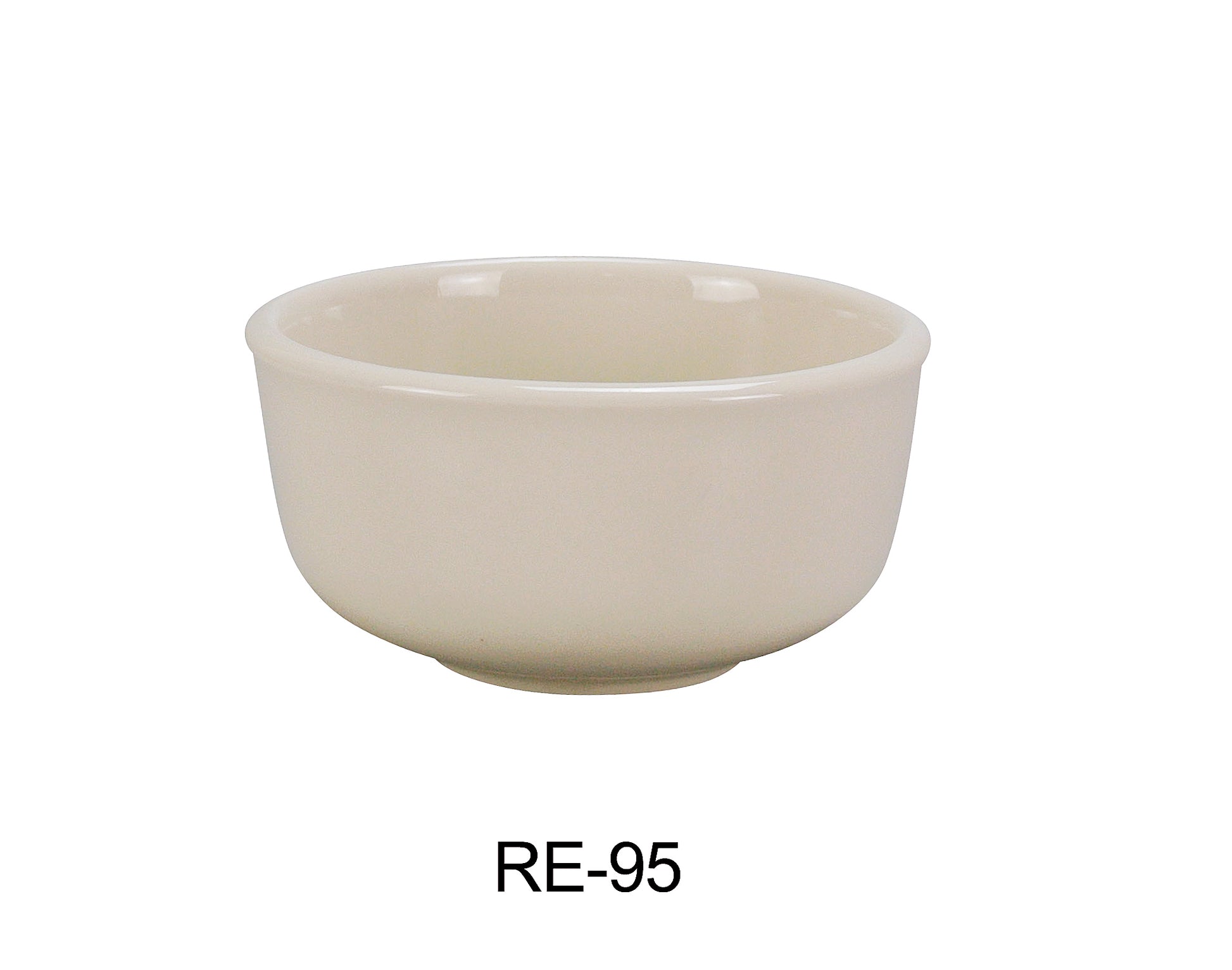 Yanco RE - 95 Recovery Jung Bowl, 9.5 oz Capacity, 4.35"‚ Diameter, 2"‚ Height, China, American White Color, Pack of 36