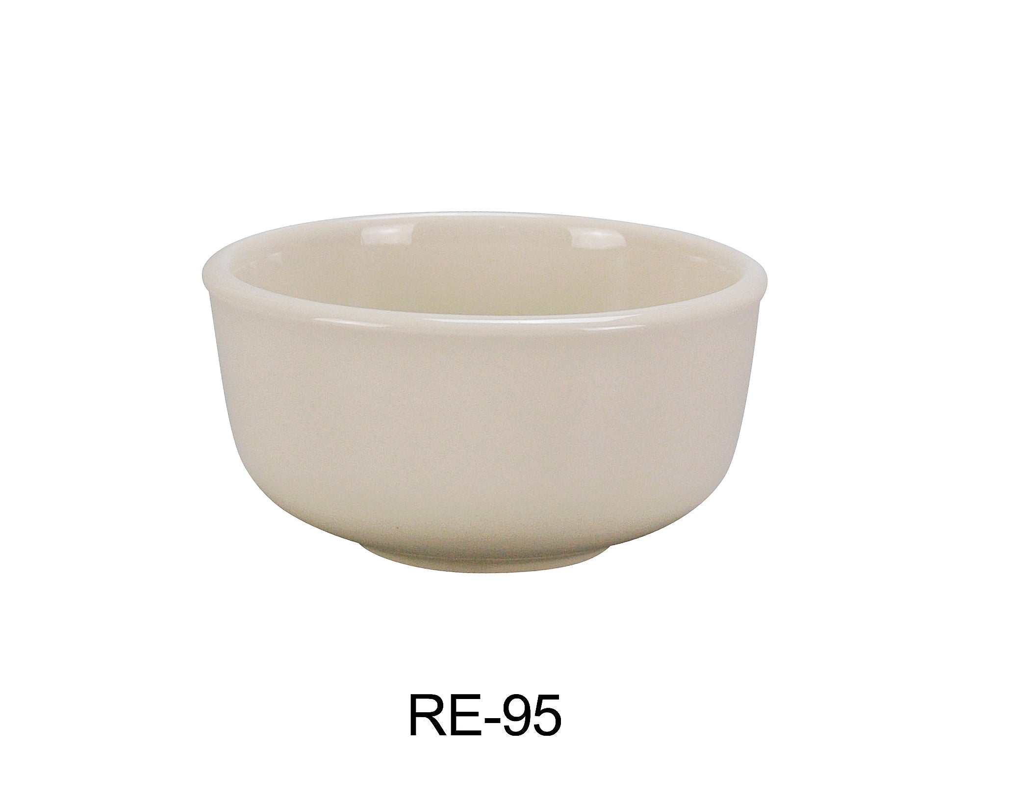 Yanco RE - 95 Recovery Jung Bowl, 9.5 oz Capacity, 4.35"‚ Diameter, 2"‚ Height, China, American White Color, Pack of 36