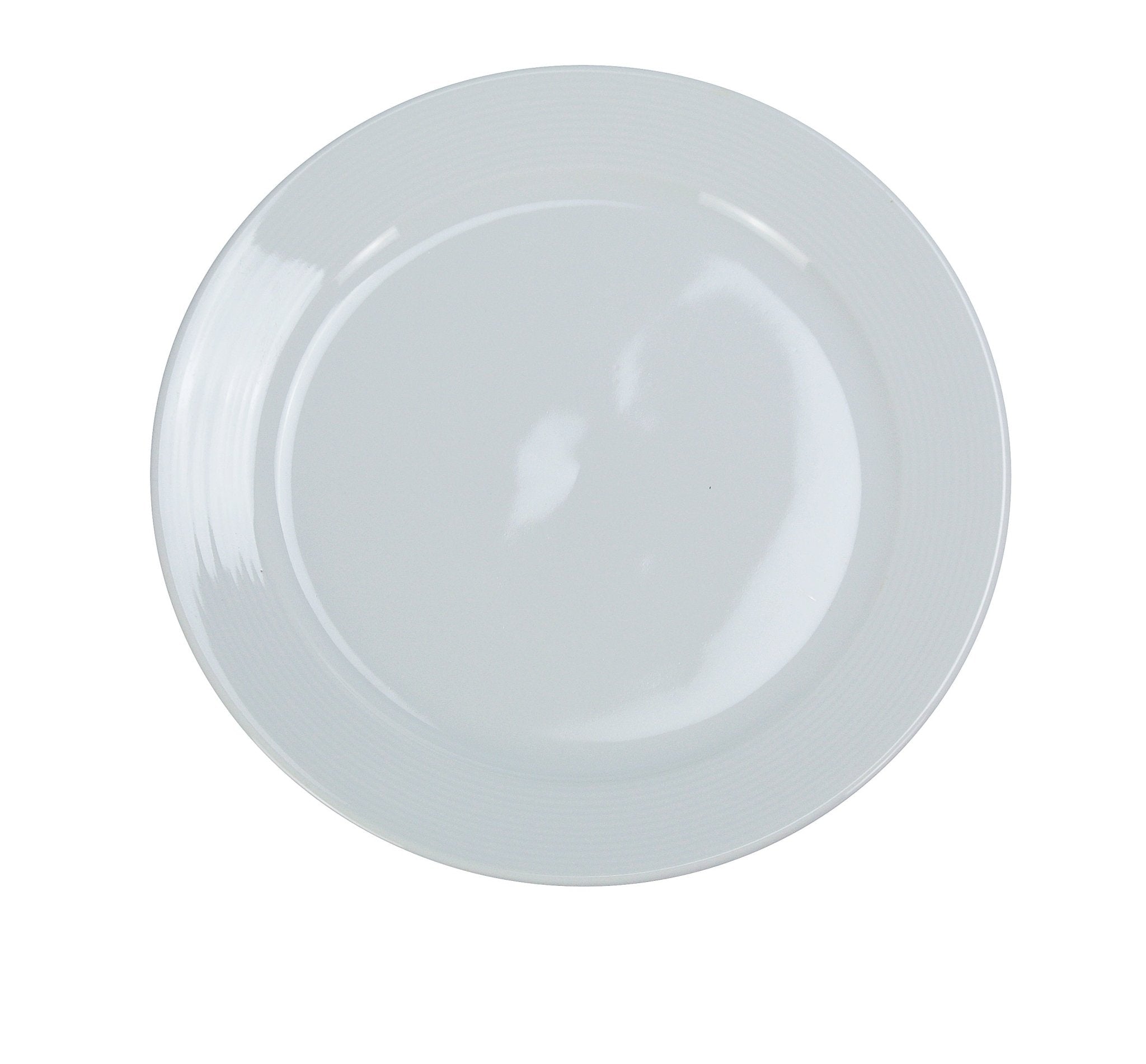 Yanco PA - 110 Paris 10 1/2" Round Plate, China, Super White, Pack of 12