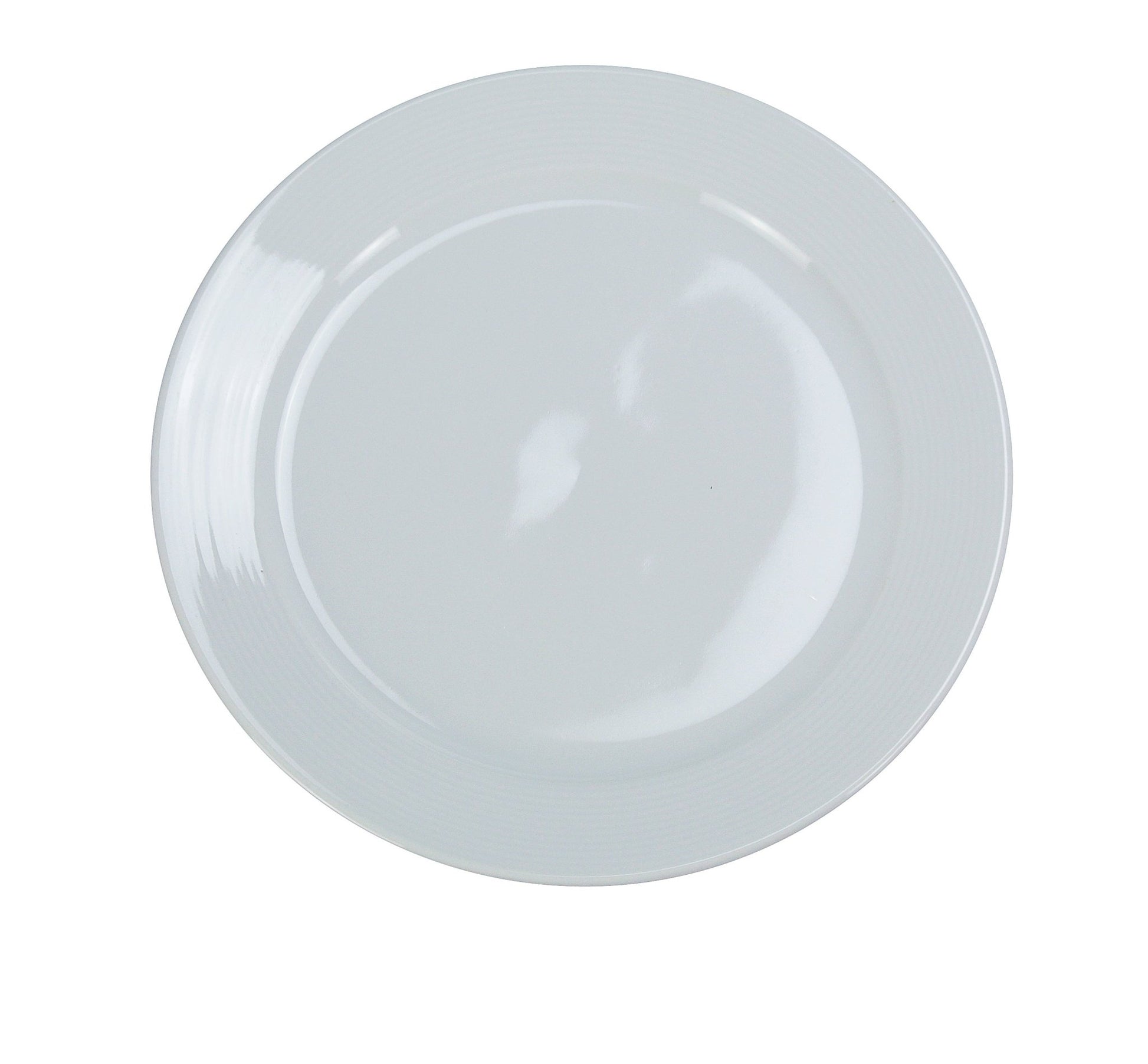 Yanco PA - 112 Paris 12" Round Plate, China, Super White, Pack of 12