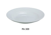 Yanco PA - 309 Paris 9" Rim Soup, 10 Oz, China, Round, Super White, Pack of 24